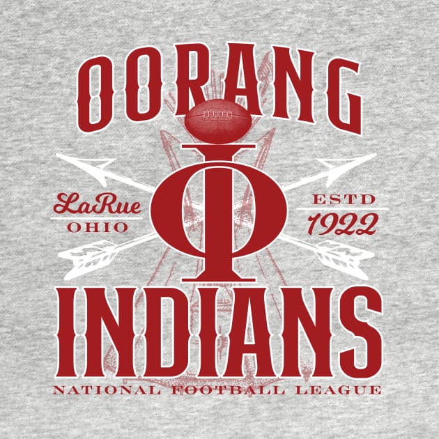 Oorang Indians Football by MindsparkCreative